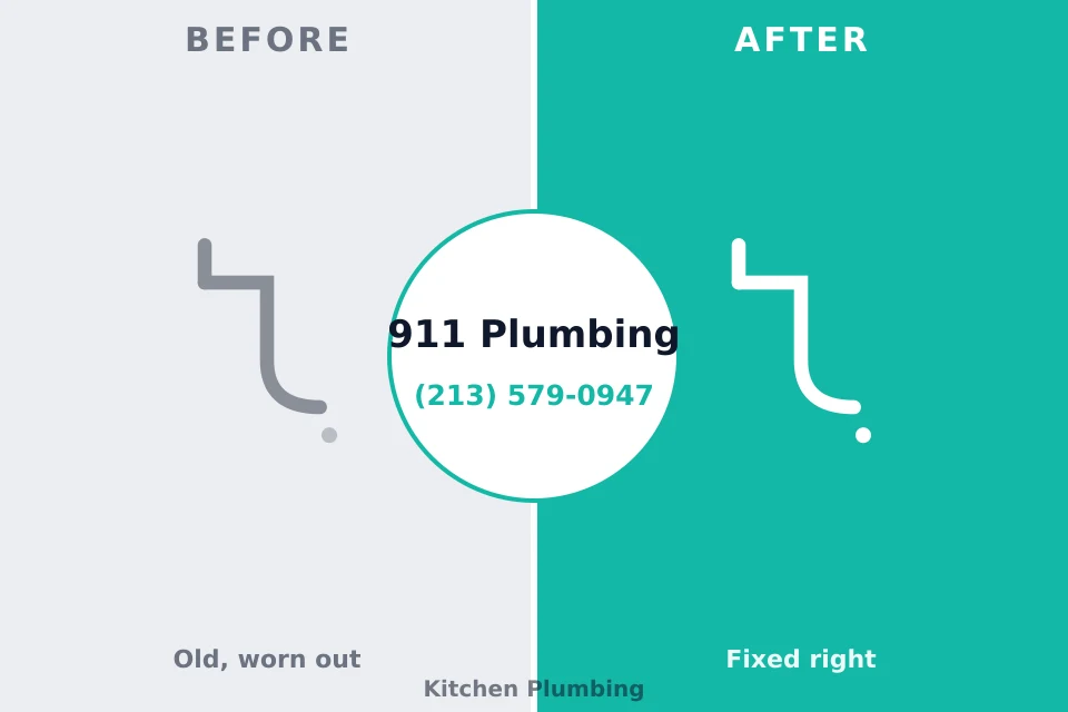Before and after: plumbing company Flat Rock, MI